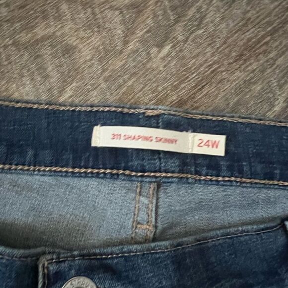 Levi's Plus Size 311 Shaping Skinny Jeans- Size 24W - Picture 5 of 8